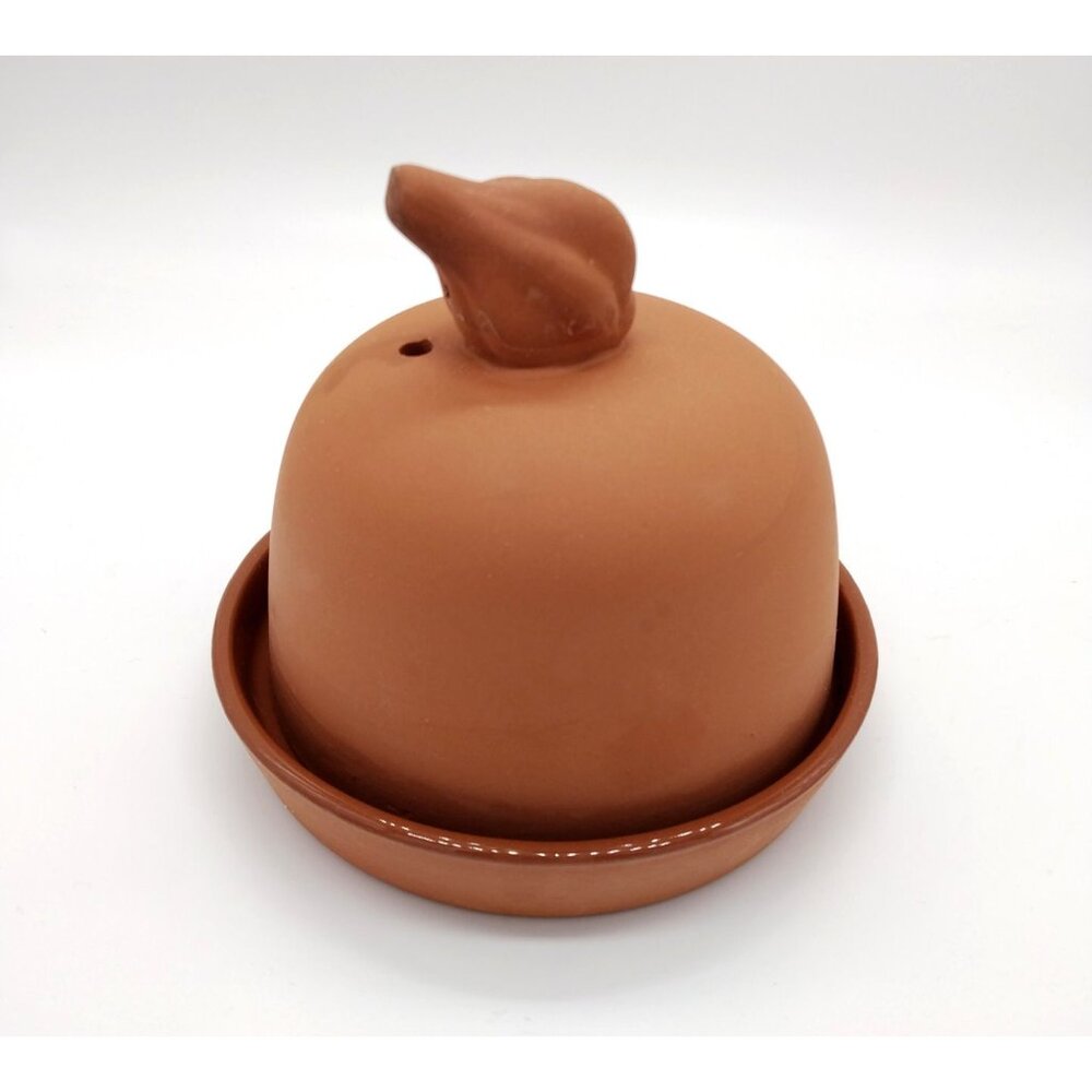 Vintage Boston Warehouse Terra Cotta Garlic Baker Roaster, 1 bulb capacity